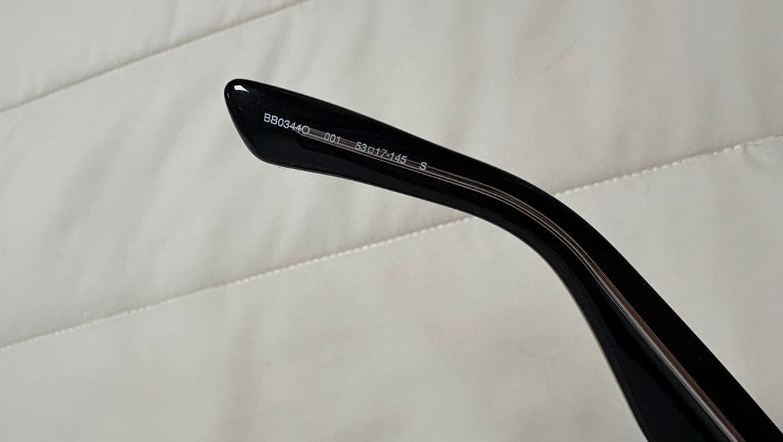 발렌시아가 스퀘어 안경 BB0344O 판매 상품이미지5