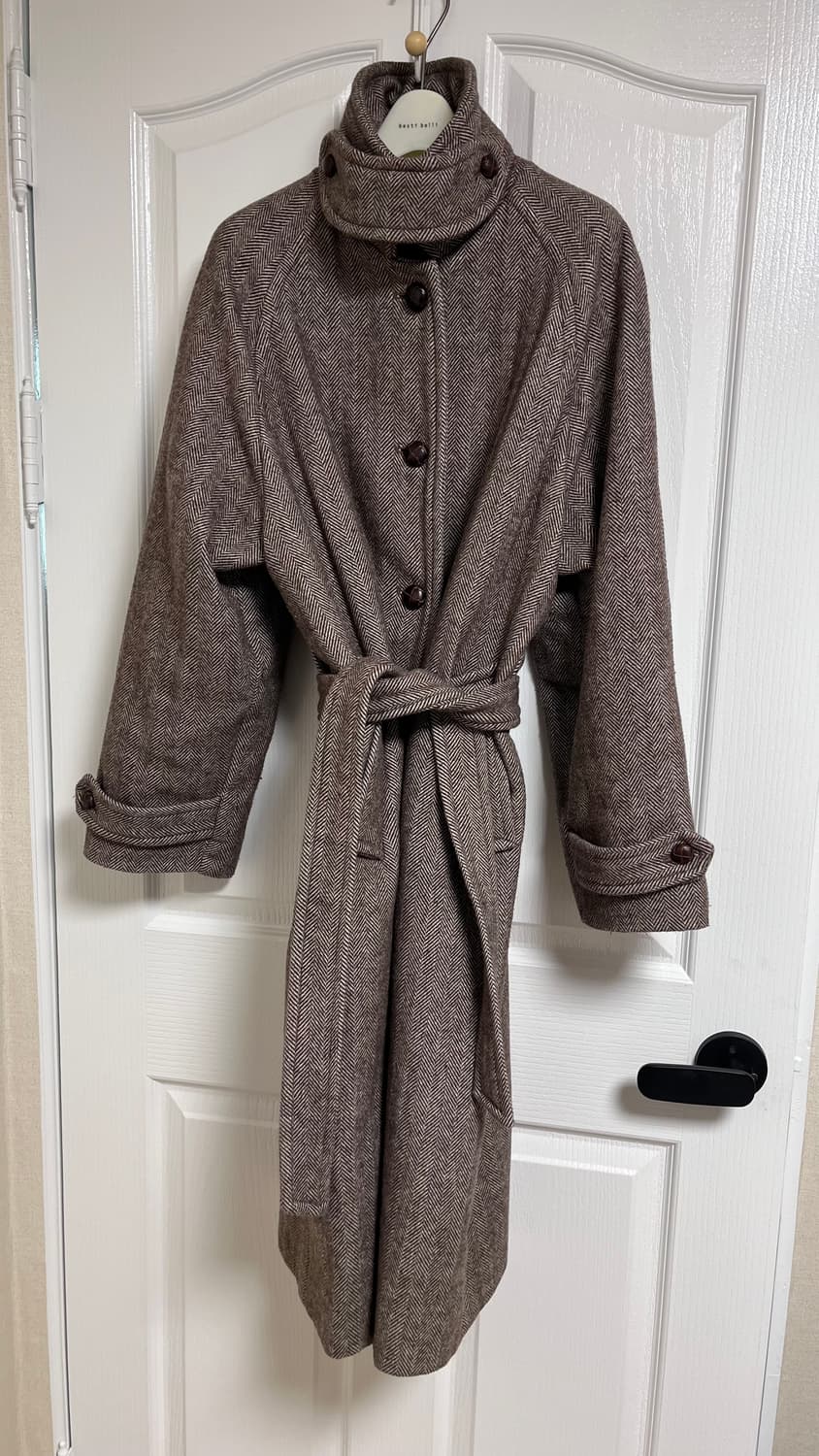 캐롤 코트(브라운 헤링본 코트) 상품이미지3