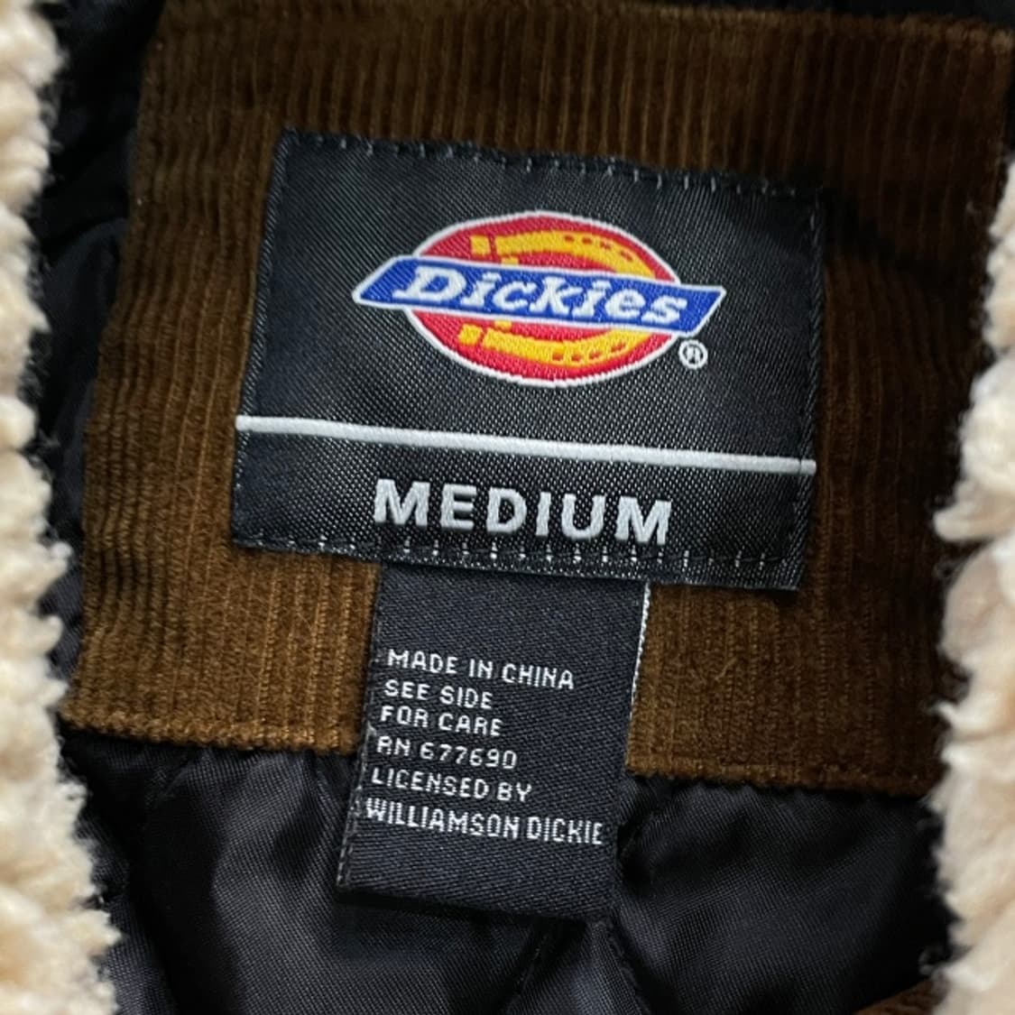 100 디키즈 코듀로이 쉐르파 자켓 상품이미지3