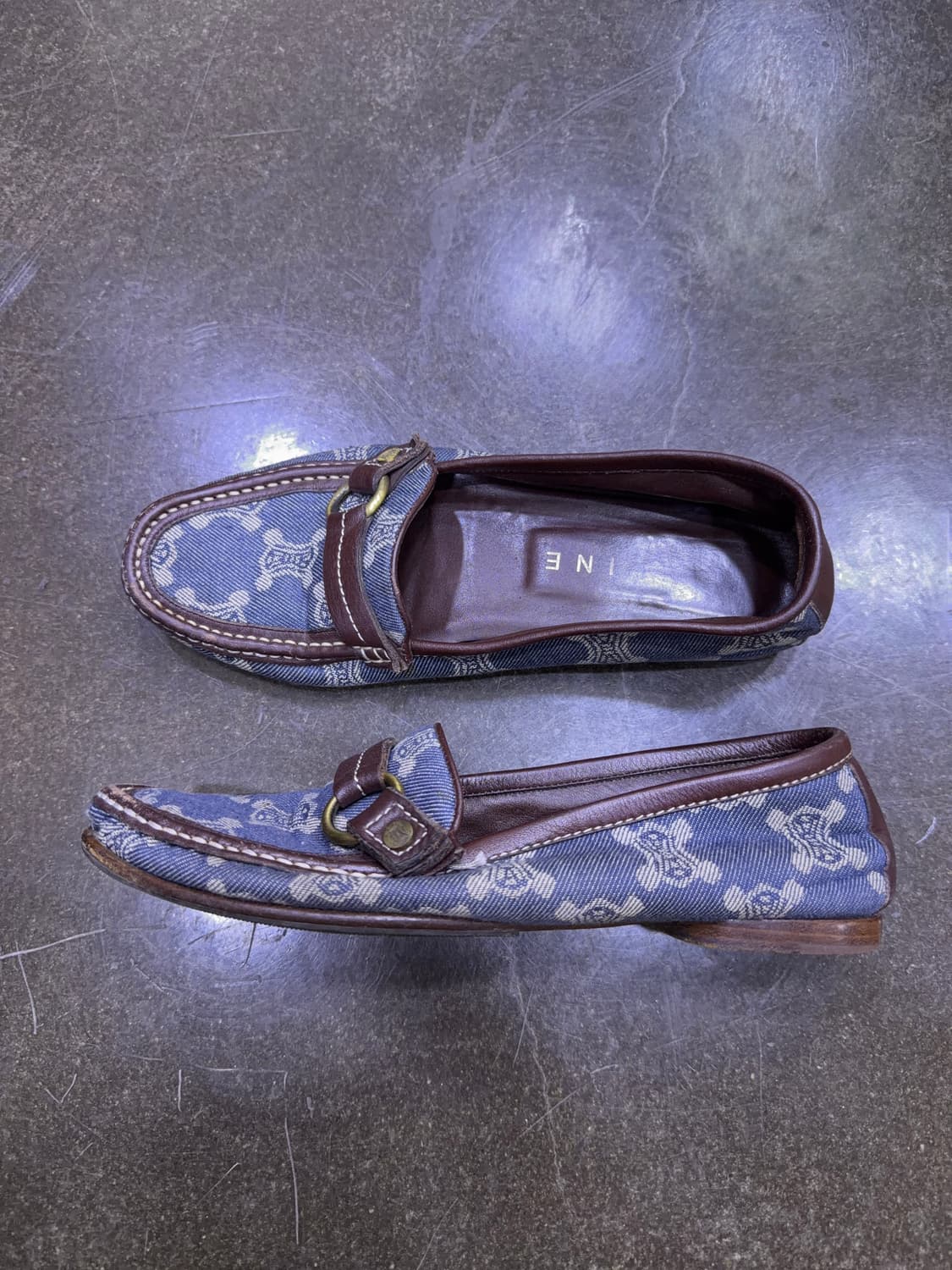 셀린느 데님 플랫 로퍼 38 상품이미지6