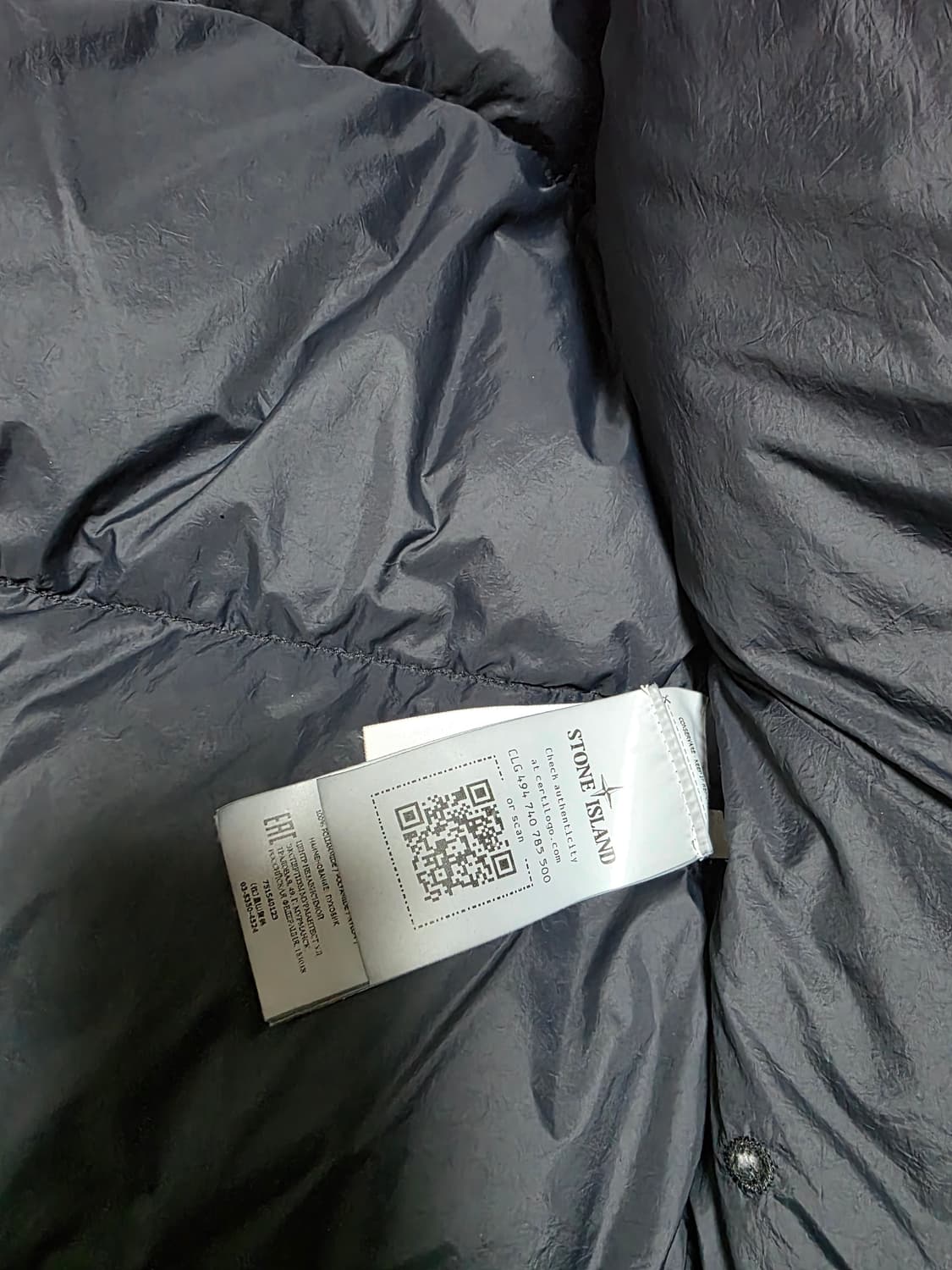 스톤아일랜드 크링클랩스패딩 XL 상품이미지5