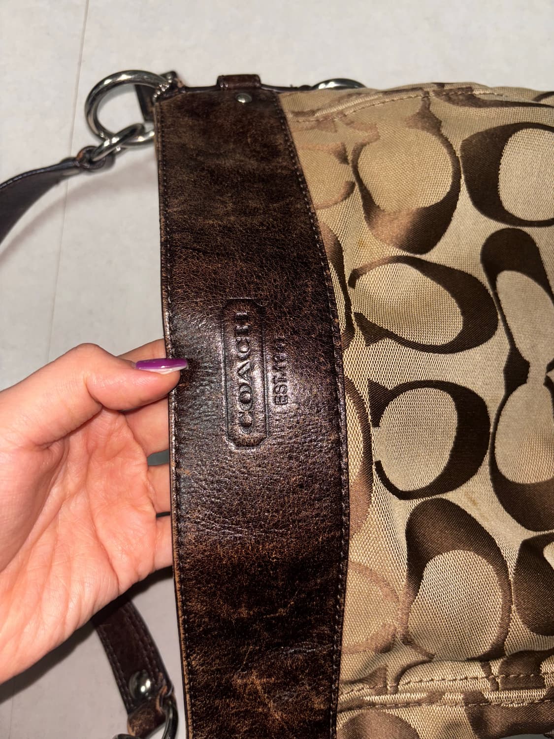 코치 파우닝 y2k 페어리 빈티지백 숄더백 가방 상품이미지5