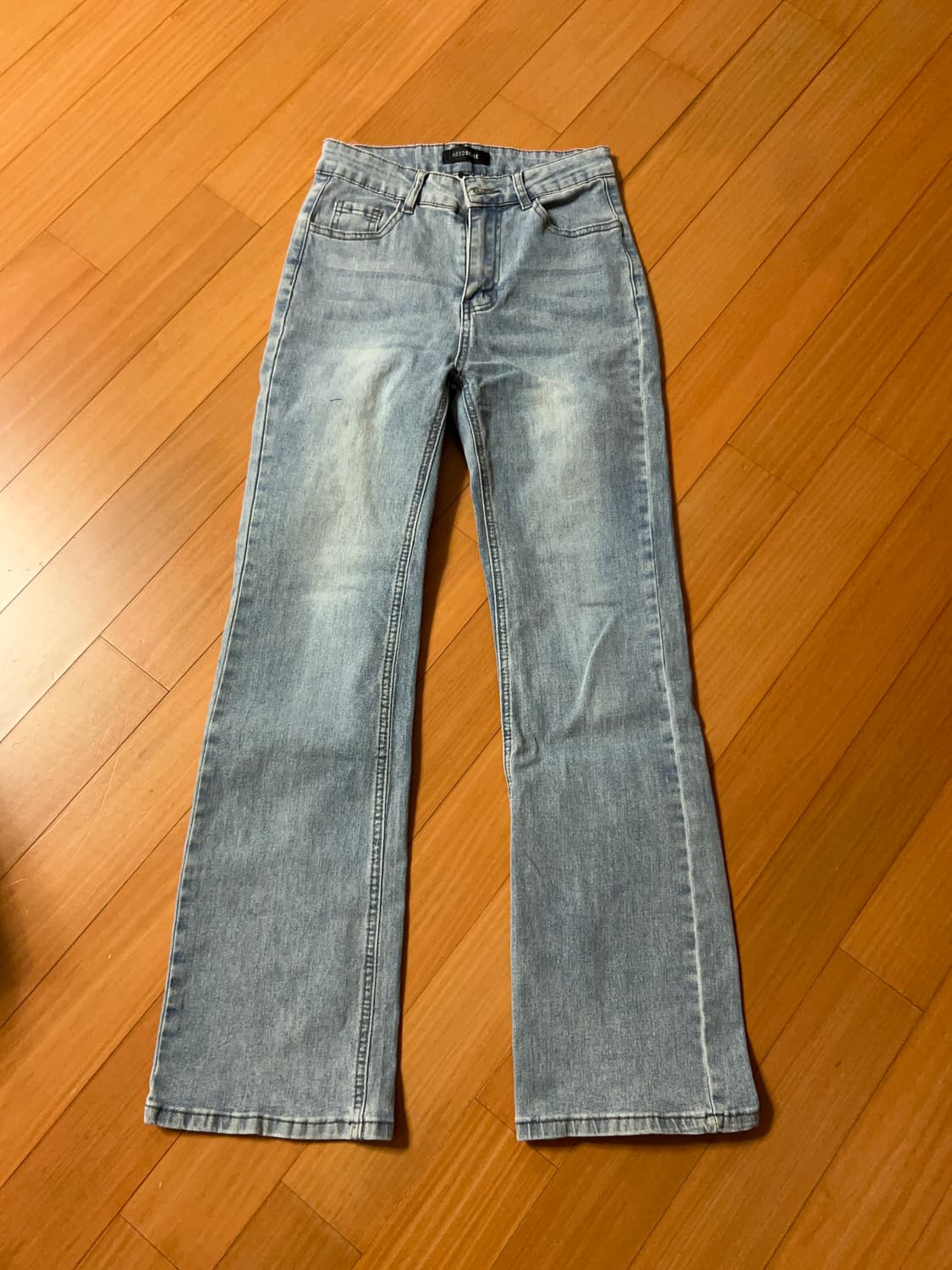 니썸 부츠컷 연청 데님 상품이미지3