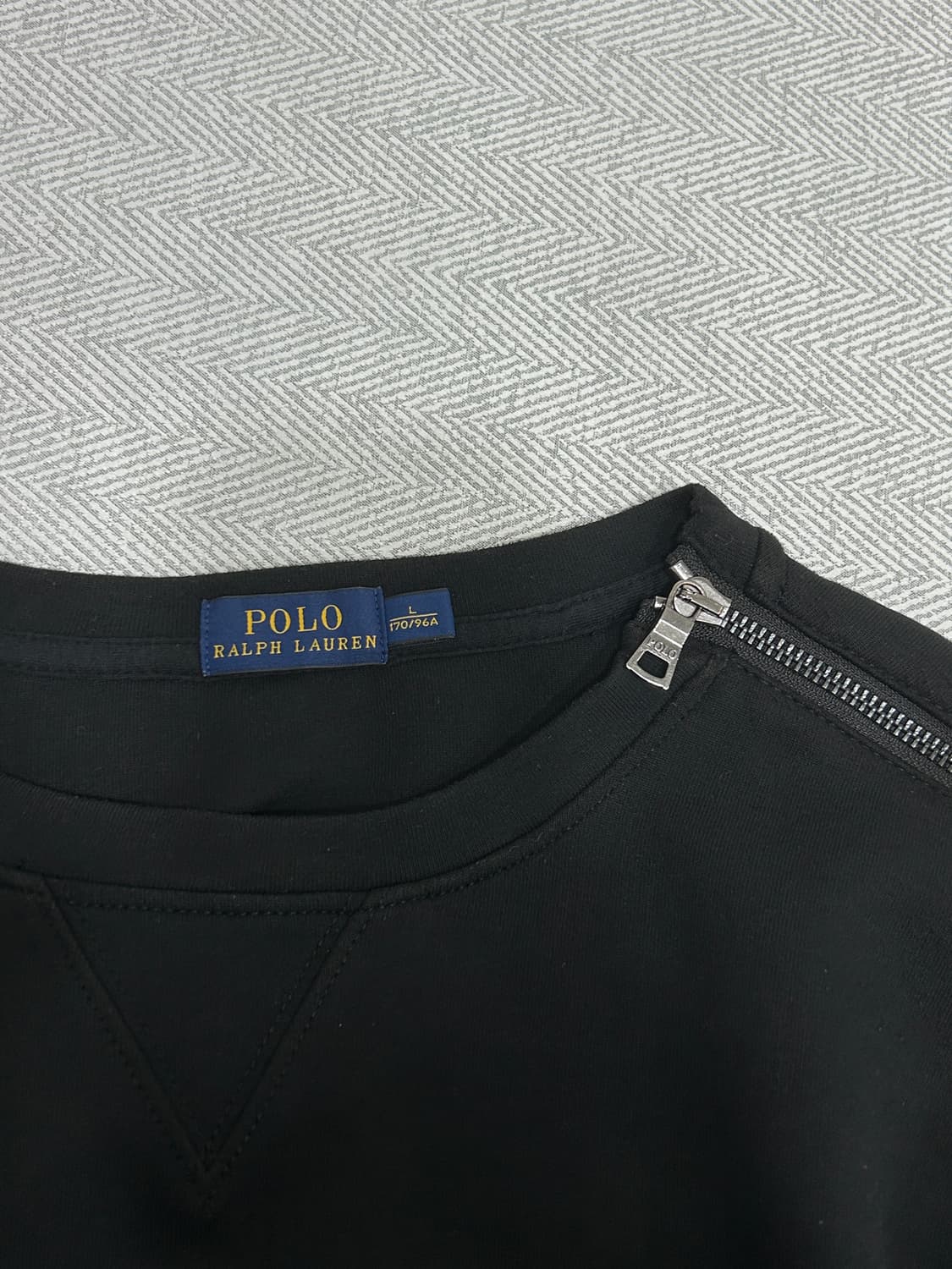 폴로랄프로렌 숄더지퍼 맨투맨 여성 L 상품이미지4