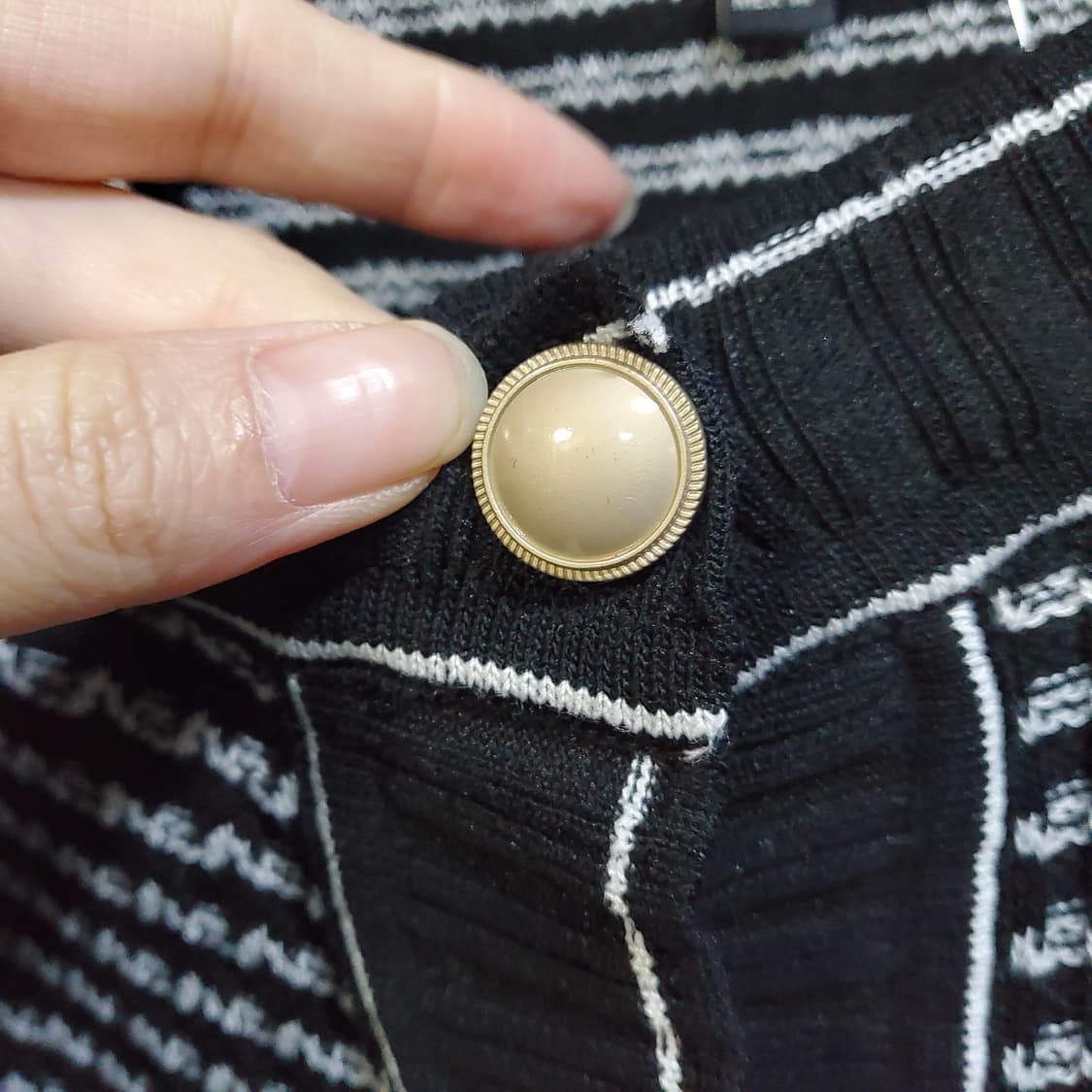 플라스틱아일랜드 스트라이프 가디건  상품이미지3