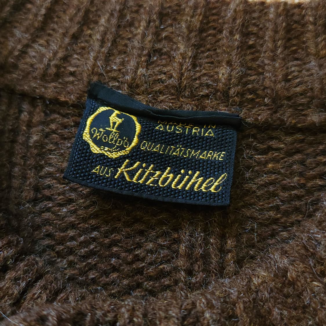 90s 프렌치 핸드메이드 울 가디건 유럽 헤비울 스웨터 빈티지 니트 xl 상품이미지5