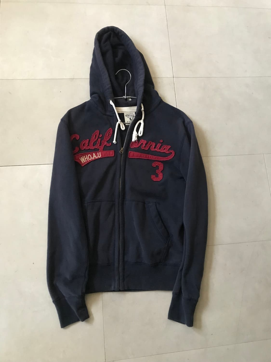 후아유 네이비 후드집업 상품이미지8