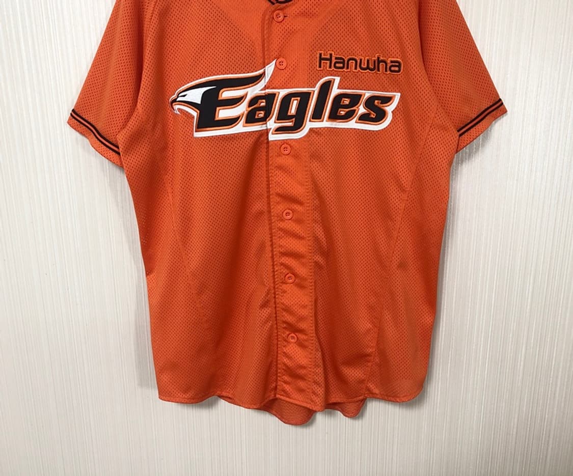 KBO 한화이글스 오렌지홈 유니폼/져지 100 #52 김태균 상품이미지4