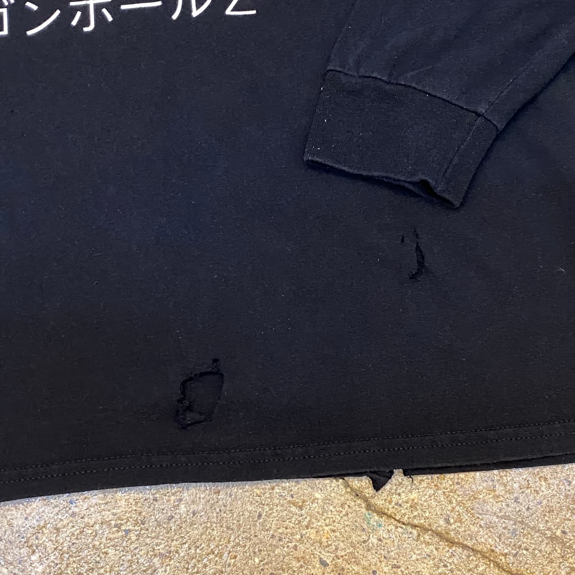 미국빈티지 드래곤볼Z 정품굿즈 긴팔티 상품이미지5
