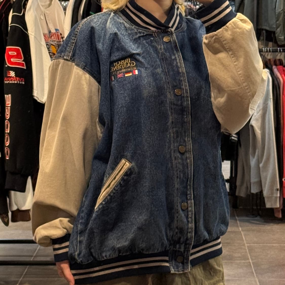 [NO.9] VTG 데님 바시티 자켓 상품이미지3