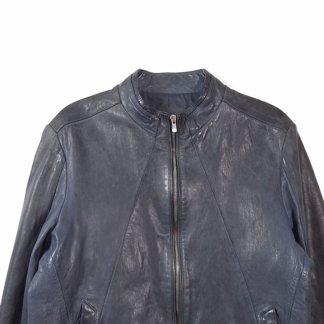 앤드지 천연 양가죽 램스킨 싱글 라이더 자켓 L 상품이미지3