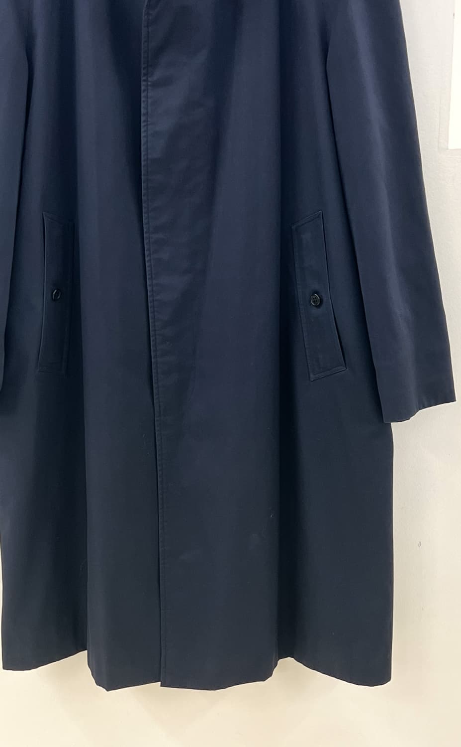 Burberry single trench coat, made in England (navy) 상품이미지5