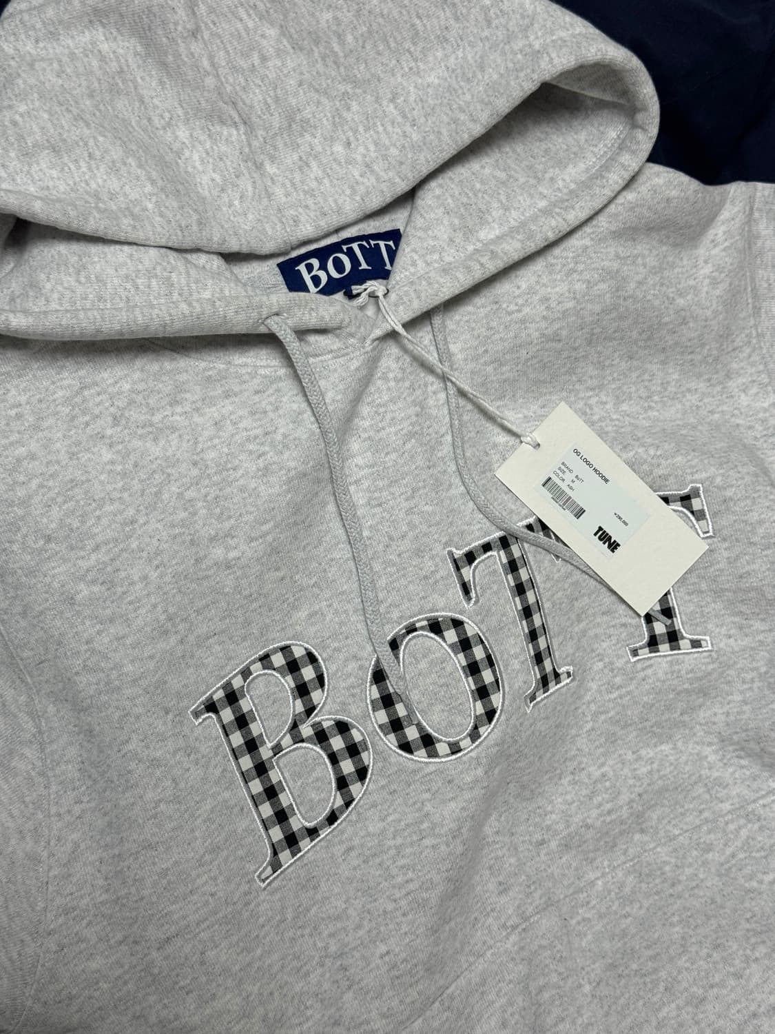 BoTT og로고 멜란지 후드티 상품이미지1