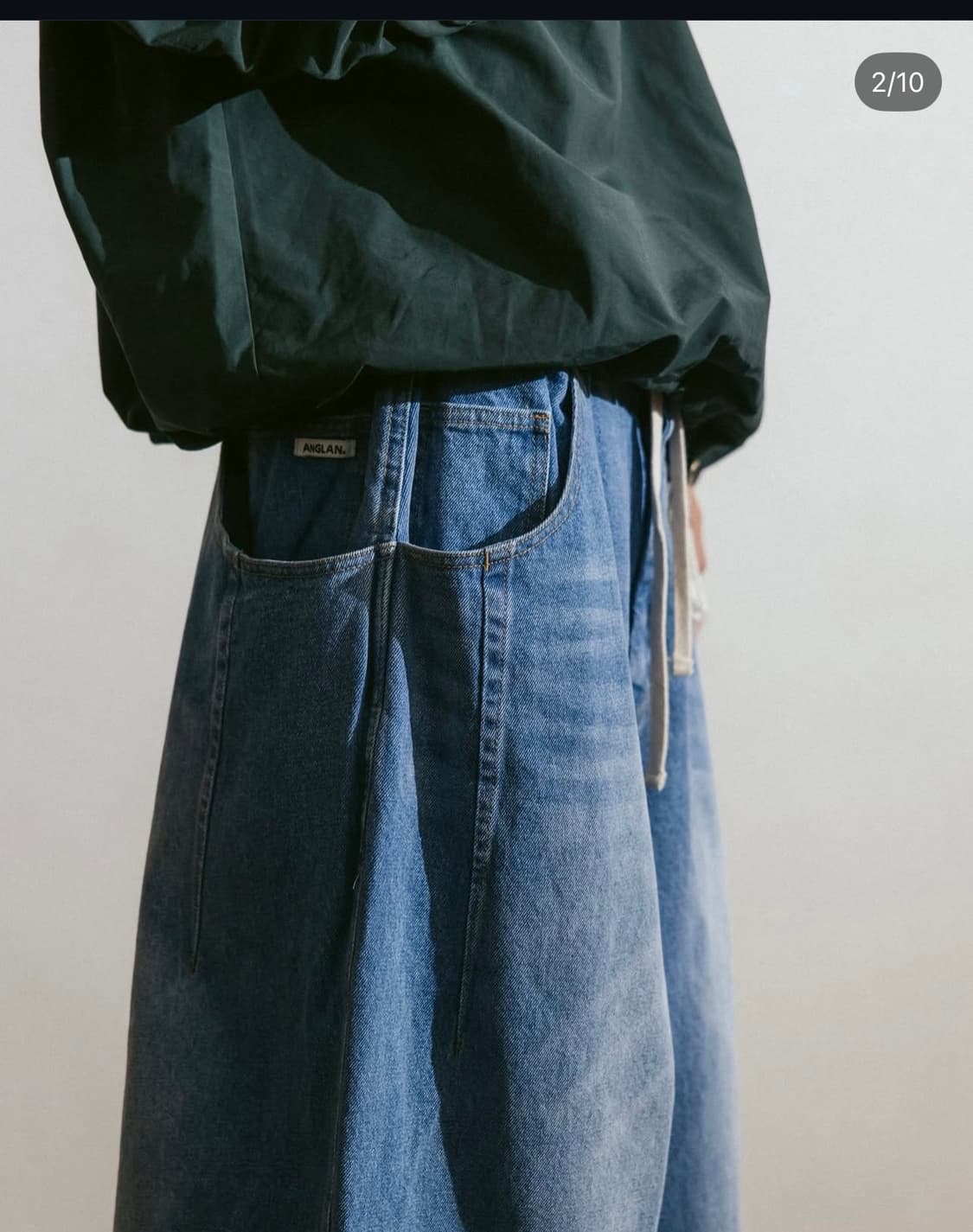 앵글런 벌룬 청바지 상품이미지2