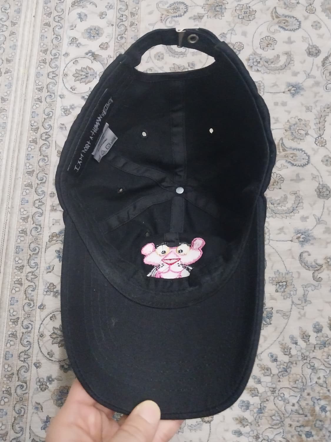 아임낫어휴먼비잉 핑크팬더 블랙 볼캡 상품이미지6