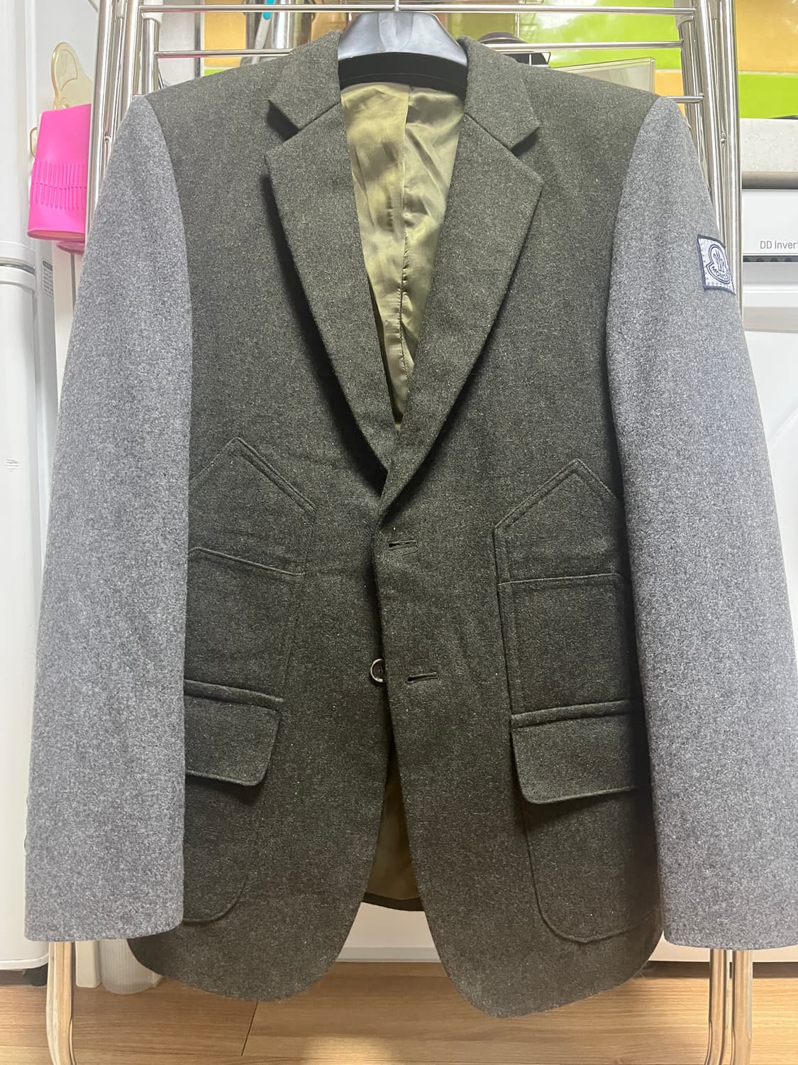 빈티지 투톤 울 블레이저 판매합니다. 상품이미지1