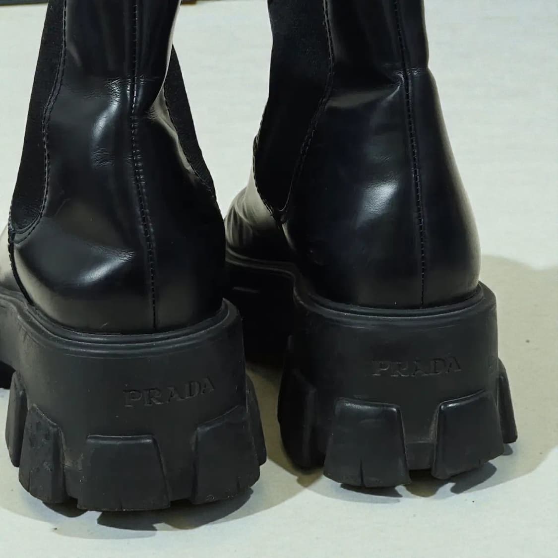 PRADA 프라다 모노리스 첼시 부츠 37 1/2 상품이미지6