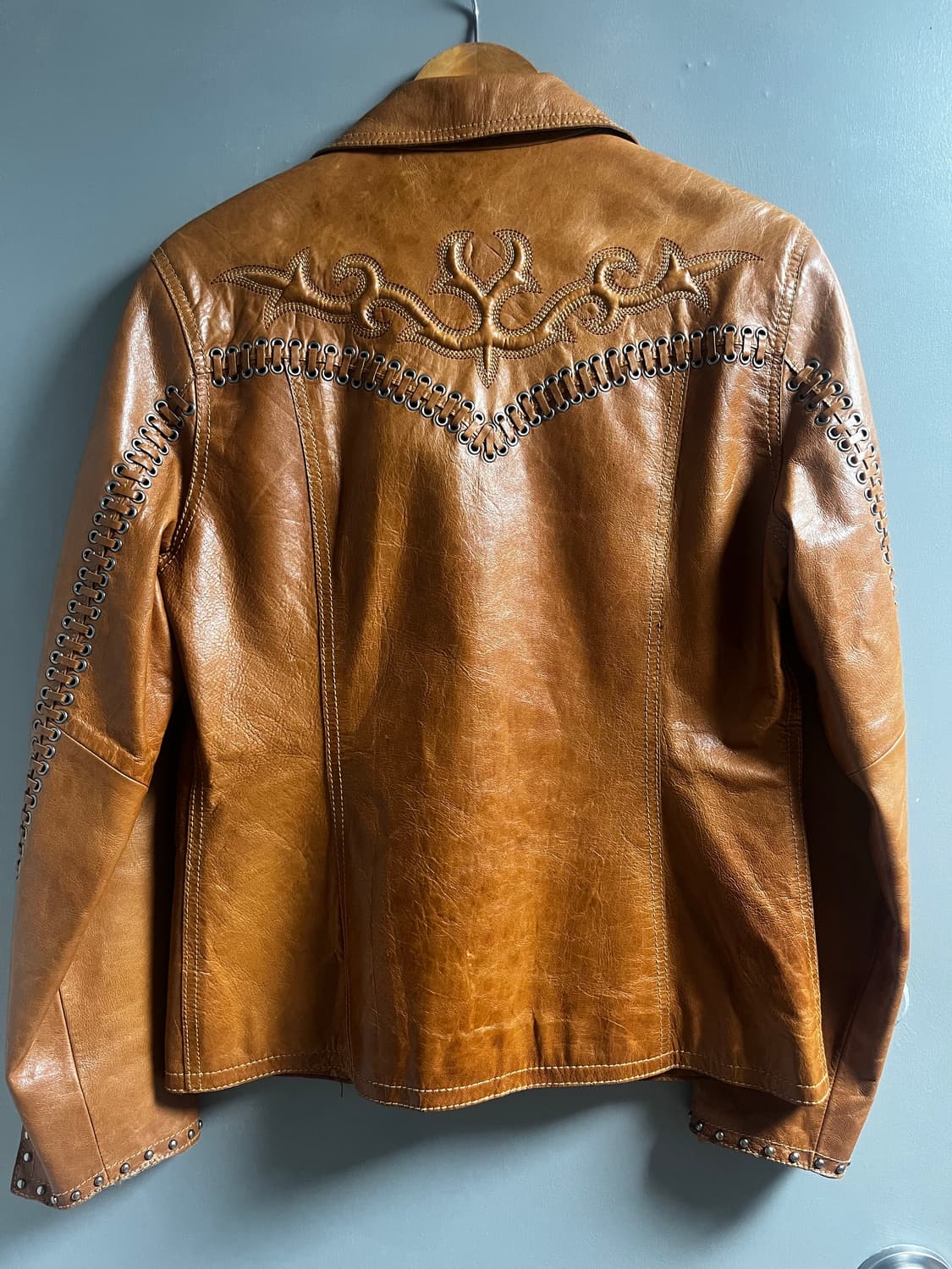 Cripple Creek 리얼레더 웨스턴 자켓 상품이미지2