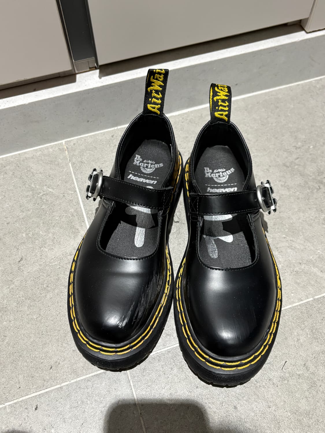 닥터마틴 헤븐바이 마크제이콥스 블랙 메리제인 로퍼 상품이미지2