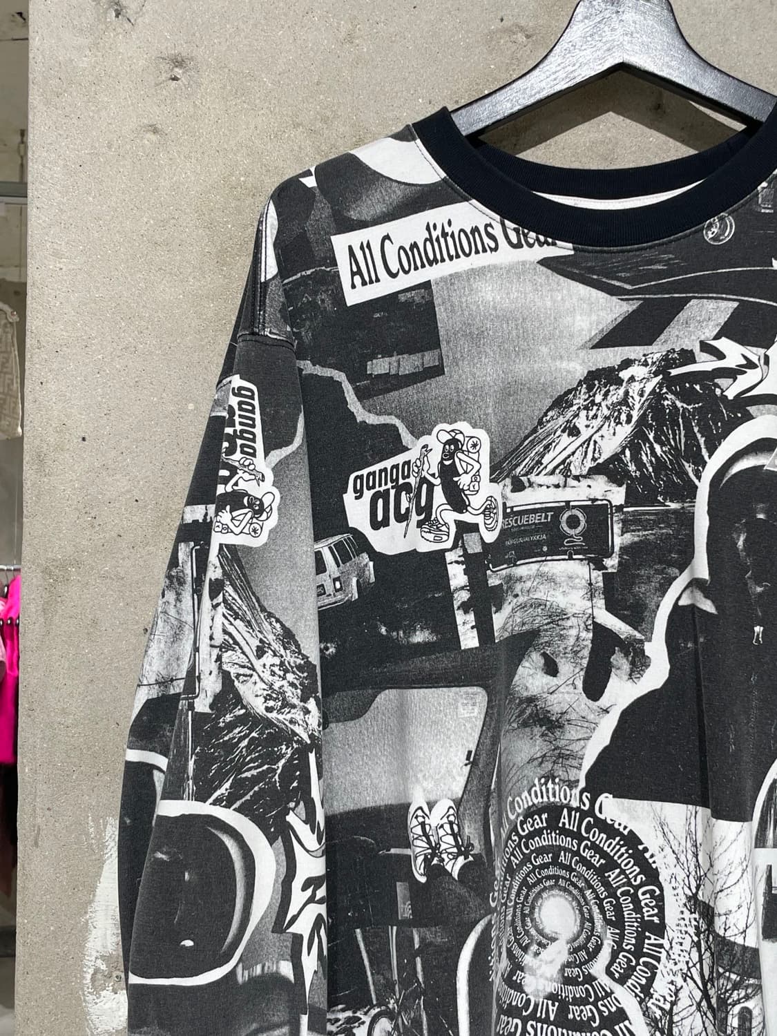 나이키 acg 블랙 글레이셔 크루넥 롱 슬리브 상품이미지2