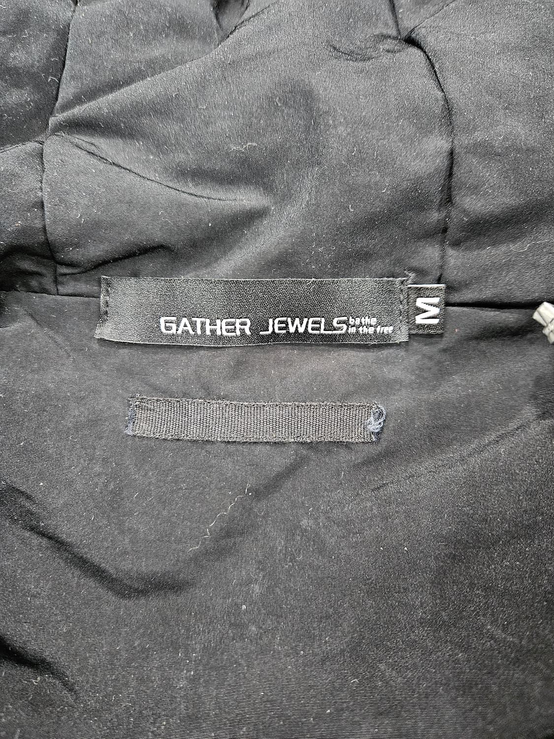 블랙 후드 오리털 조끼 M 상품이미지3