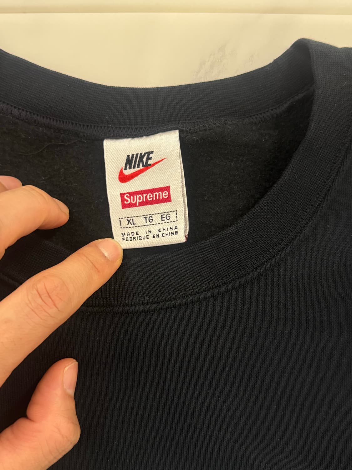 Supreme  Nike 콜라보 스웻셔츠 상품이미지3