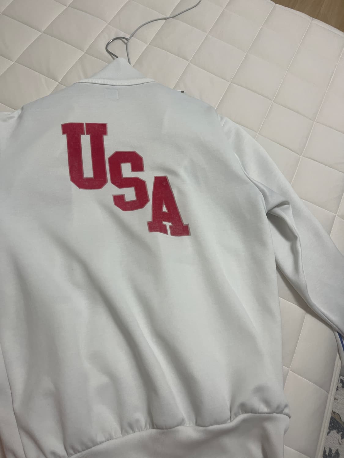 아디다스 화이트 USA 저지 상품이미지2