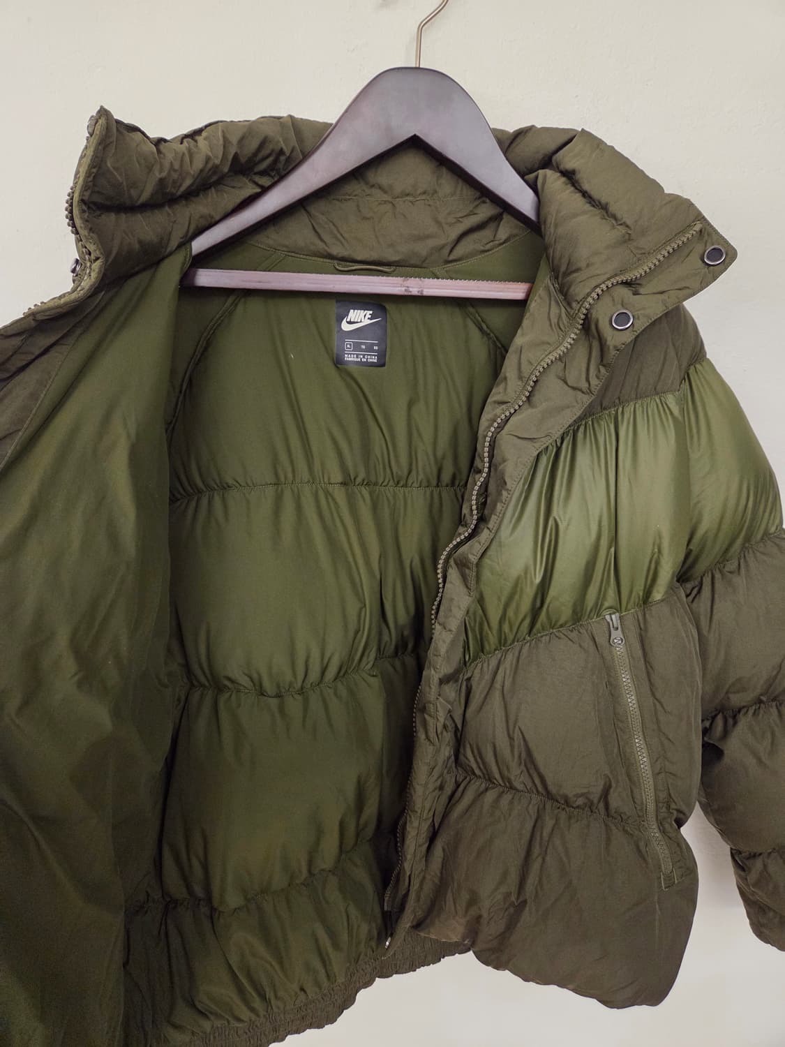 나이키 카키색 푸퍼  XL 상품이미지7