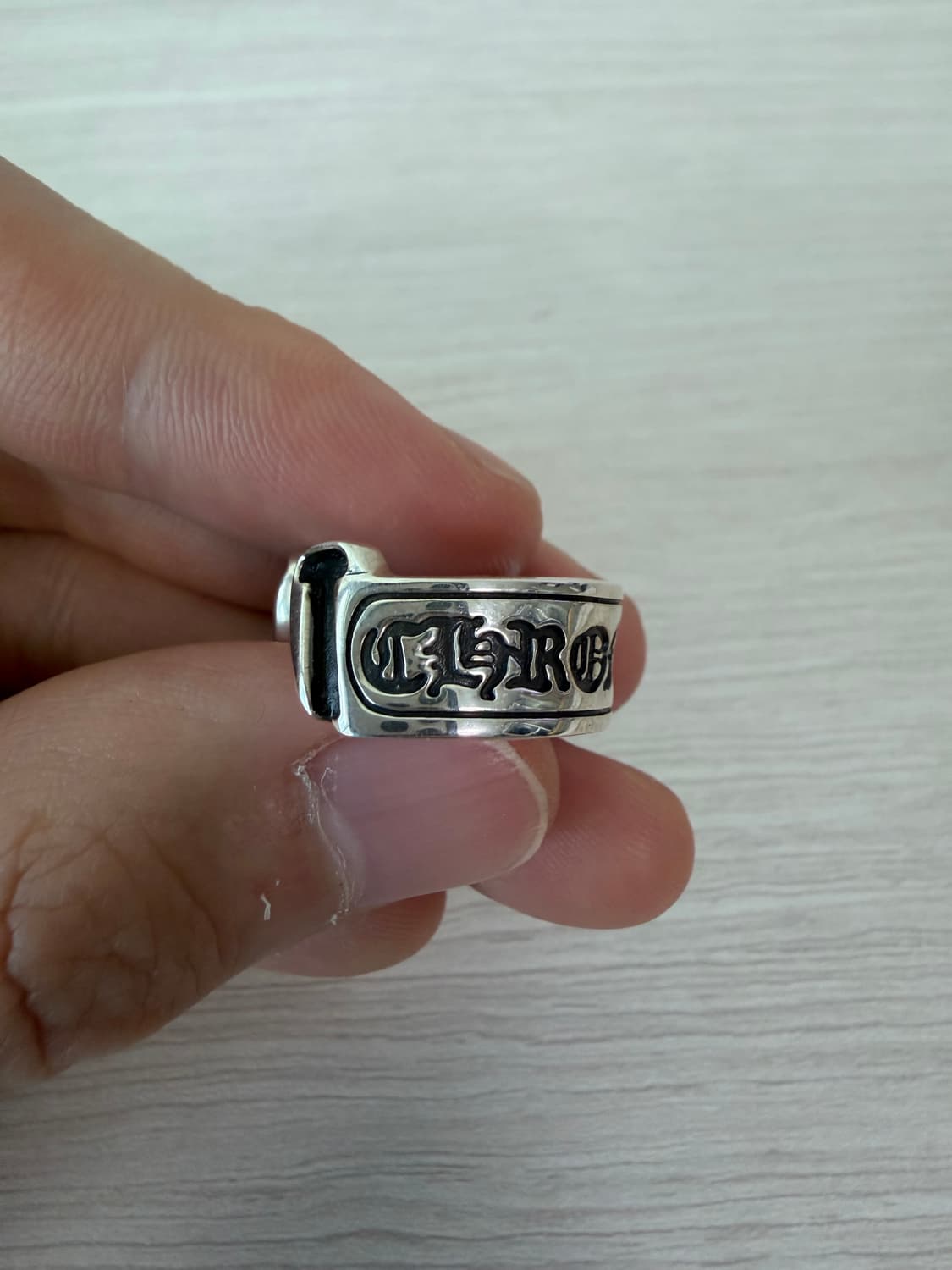 [us5.5] 크롬하츠 스크롤 라벨링 라지 상품이미지3