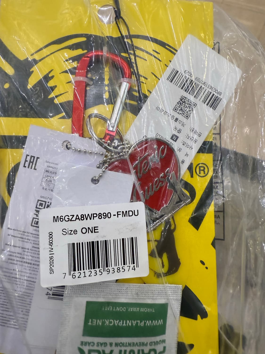 히스테릭글래머 게스 메탈 하트 키링 카라비너 상품이미지2