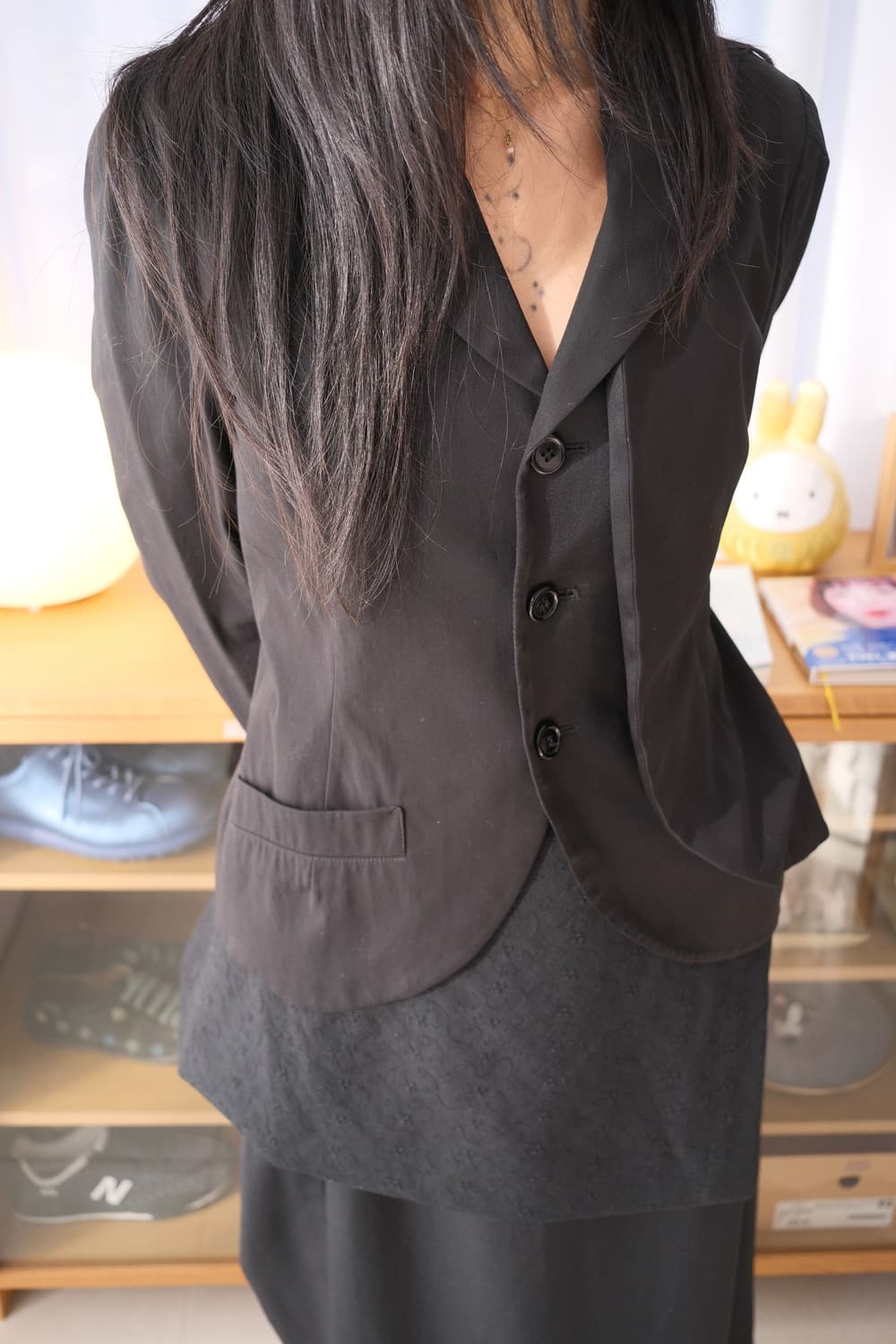 Silk layered Double panel jacket 상품이미지2