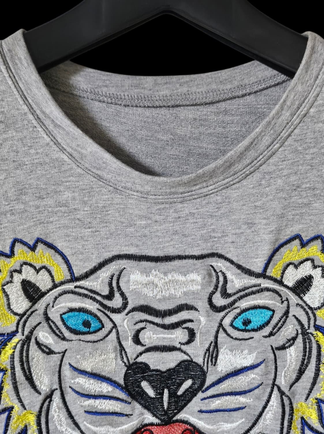 타이거 자수 반팔 여성 티셔츠 상품이미지3