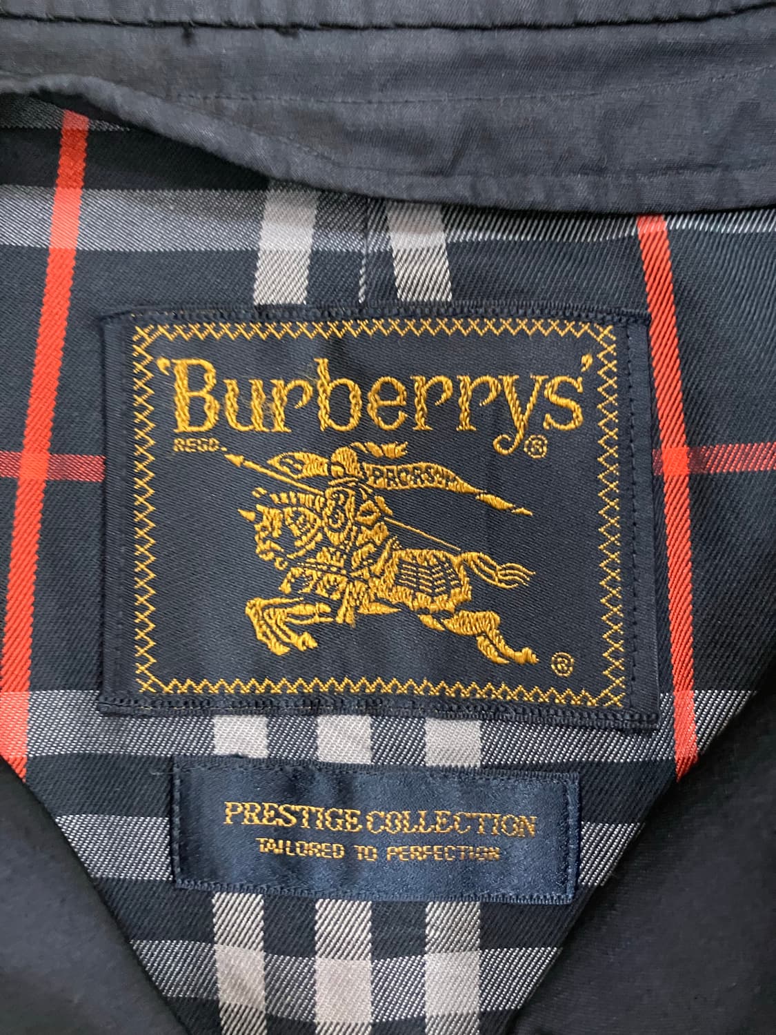 버버리 네이비 코트 M 상품이미지2