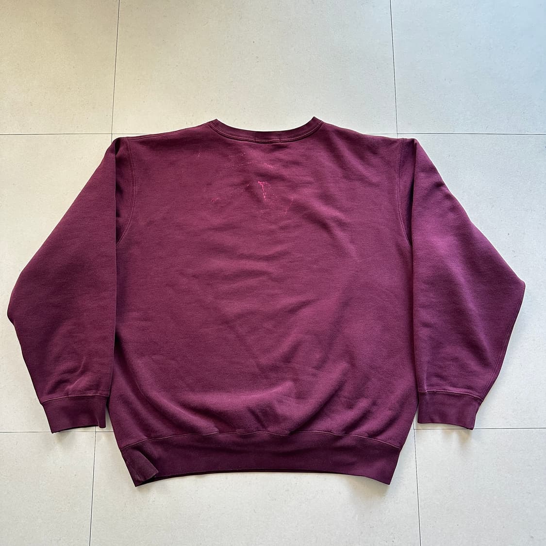 90s 폴로 랄프로렌 맨투맨 버건디 L  상품이미지6