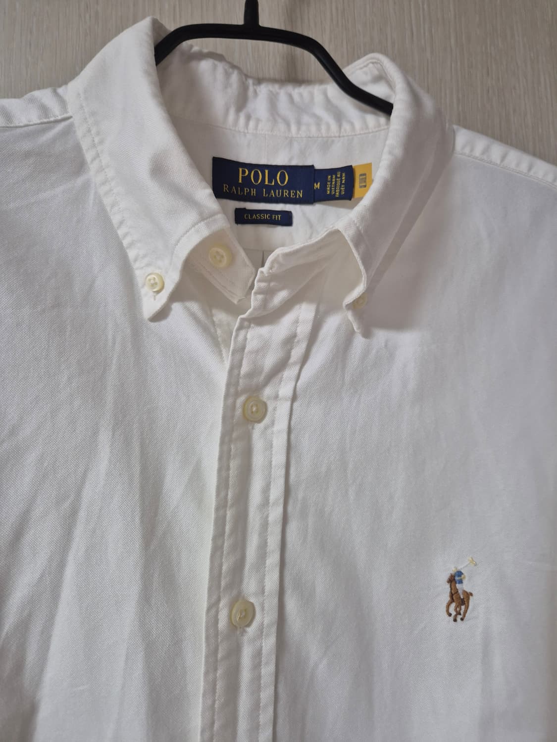 (22년) 폴로 랄프로렌 화이트 셔츠  클래식핏 신형 남방 M 상품이미지2