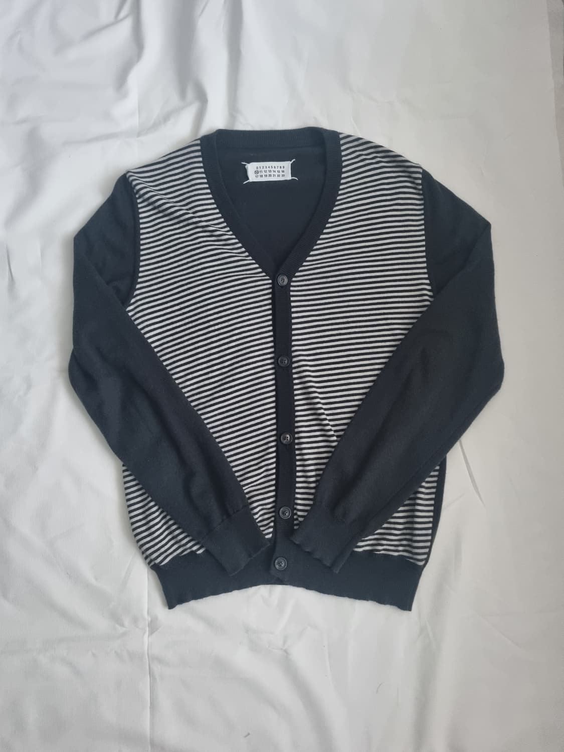 Martin margiela stripe cardigan M 상품이미지1