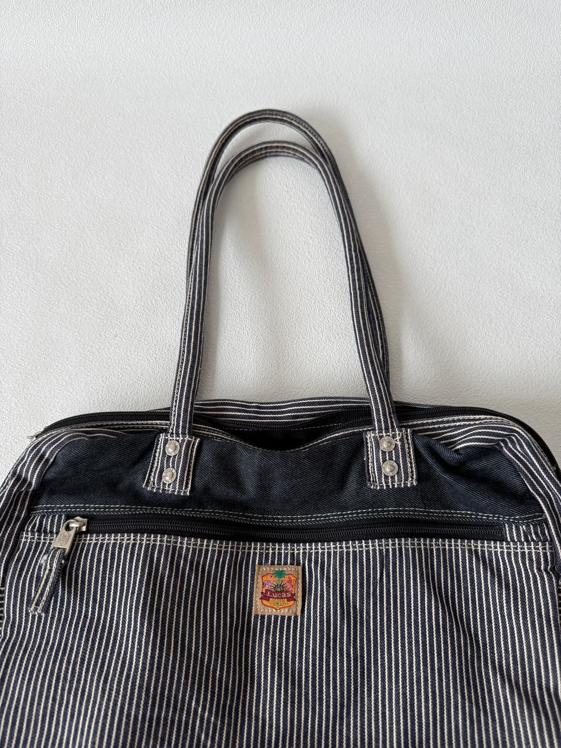 LUCAS 히코리 데님 숄더백 상품이미지2