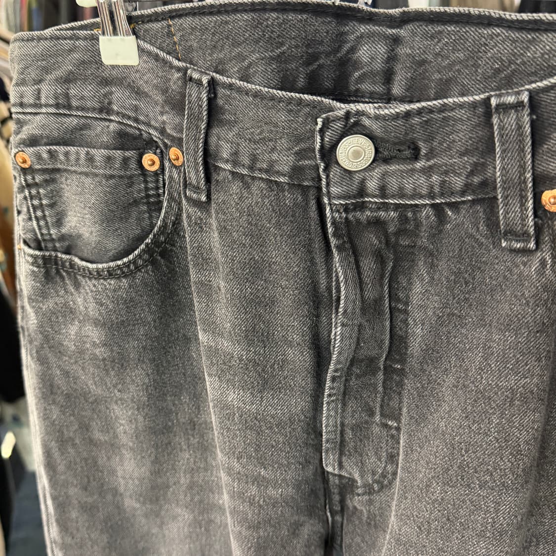 [34] 리바이스 501 블랙진 데님 청바지 상품이미지3