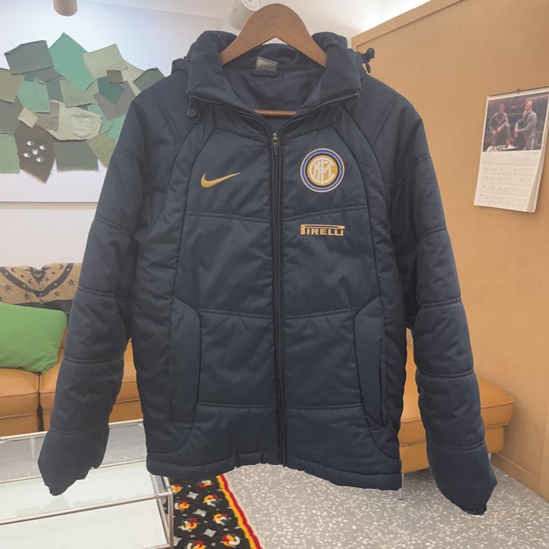 나이키 인터밀란 피렐리 올드스쿨 경량 패딩 자켓 XS C08491 상품이미지3