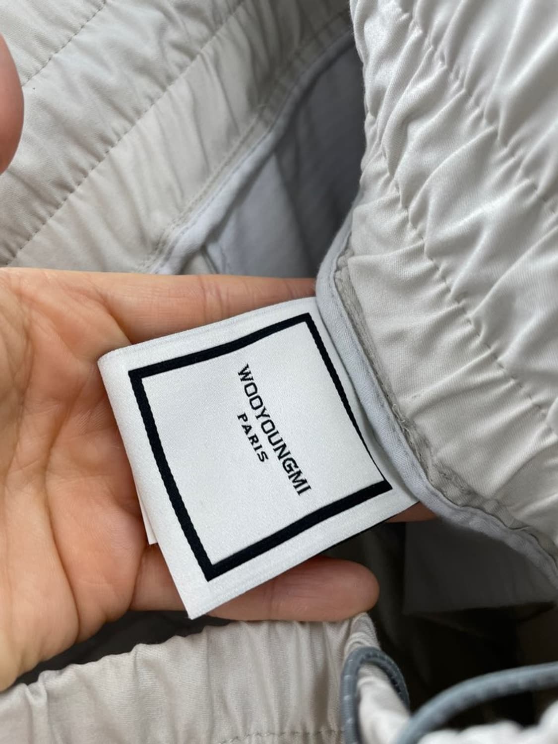 우영미 유틸리티 멀티 카고 조거 팬츠 연그레이 상품이미지7