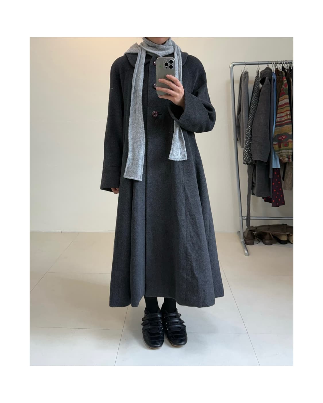 빈티지 울 코트 상품이미지3