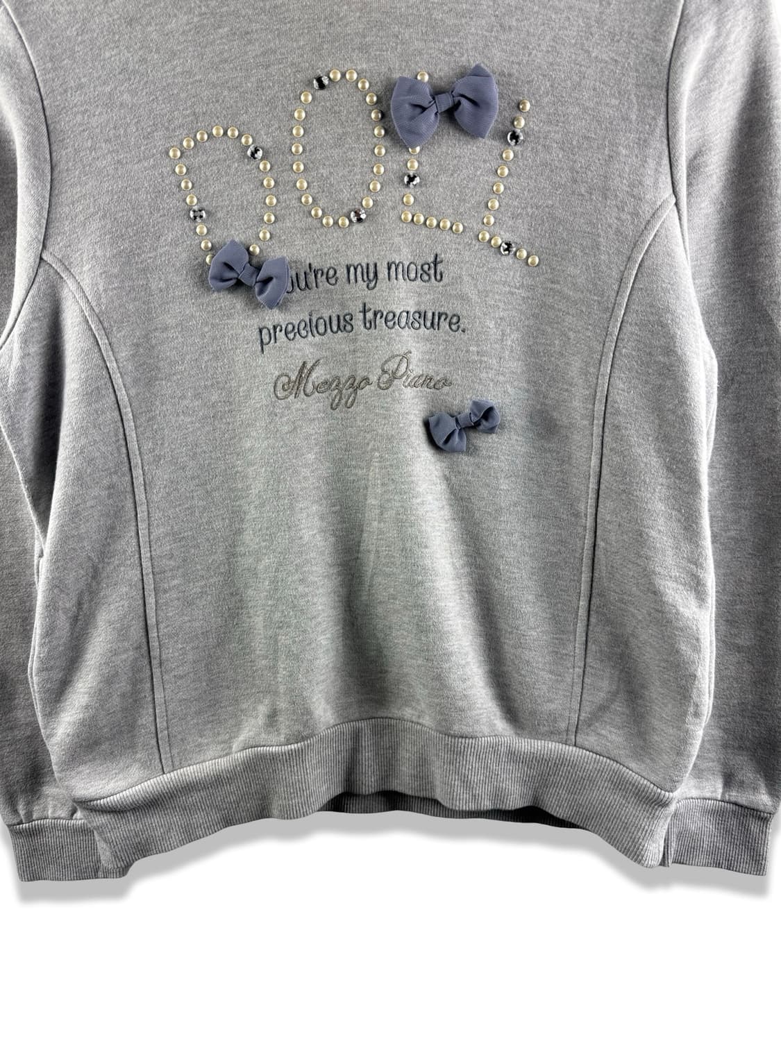 메조피아노 리본 디테일 후디2870 상품이미지4