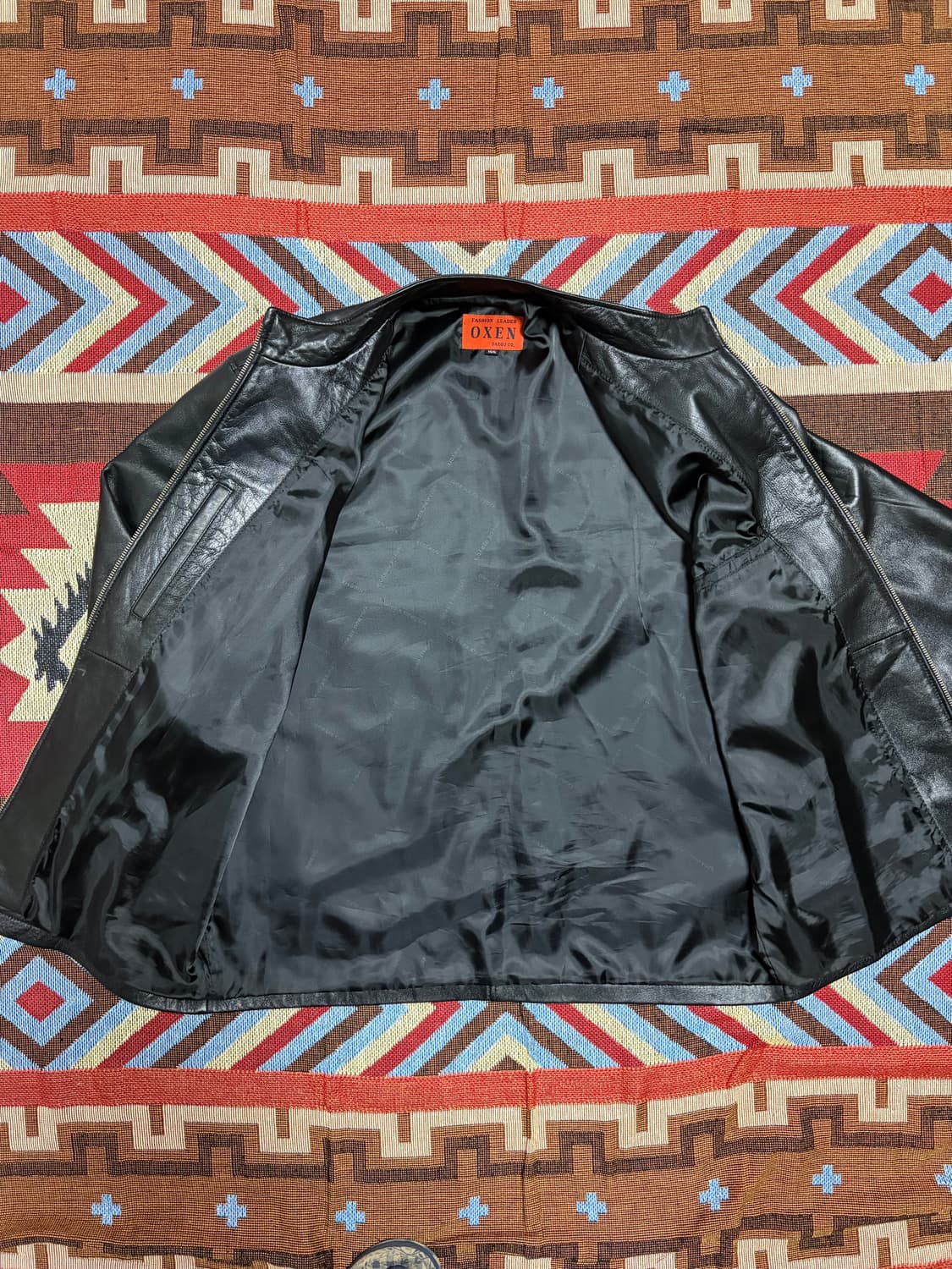 105) 00s 빈티지 램스킨 양가죽 레더 자켓 상품이미지5