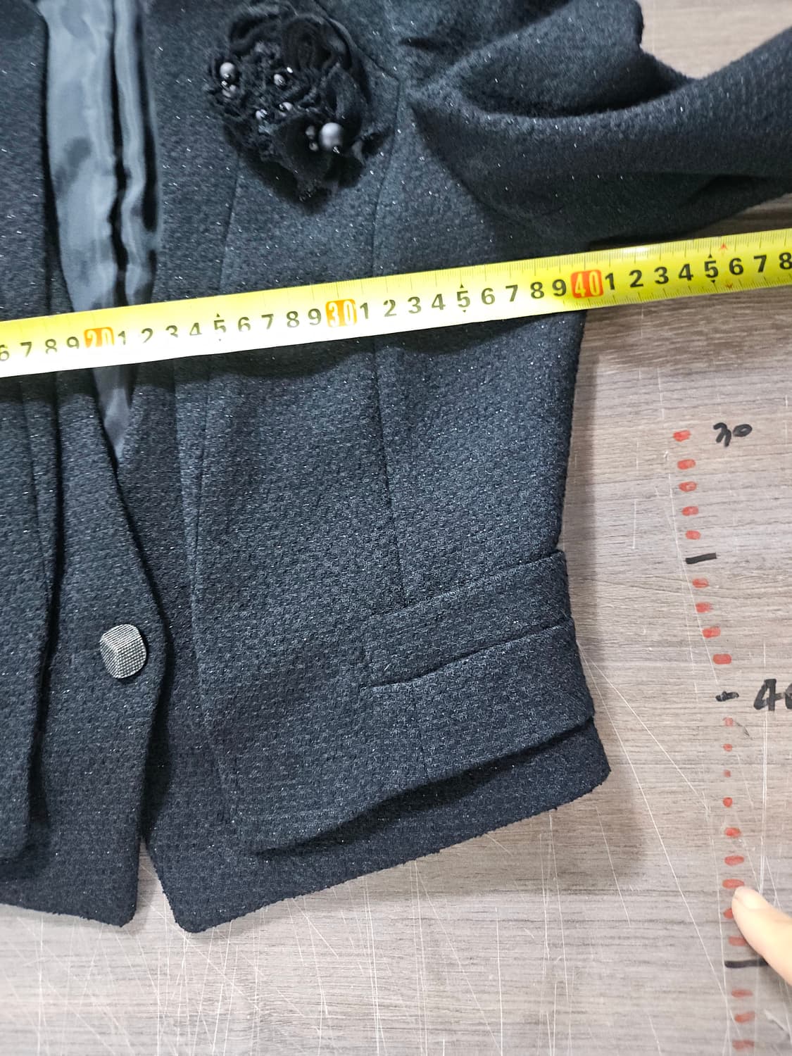 케네스 레이디 Kenneth Lady 트위드 자켓 38 상품이미지8