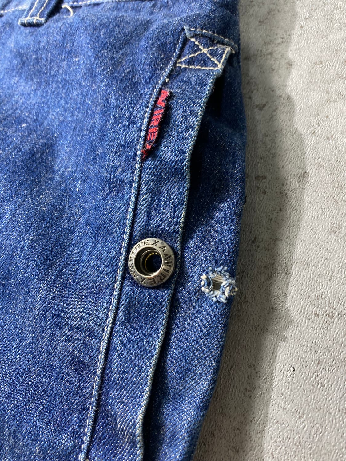 [38] 90s Avirex 아비렉스 루즈 와이드 핏 데님팬츠 상품이미지3