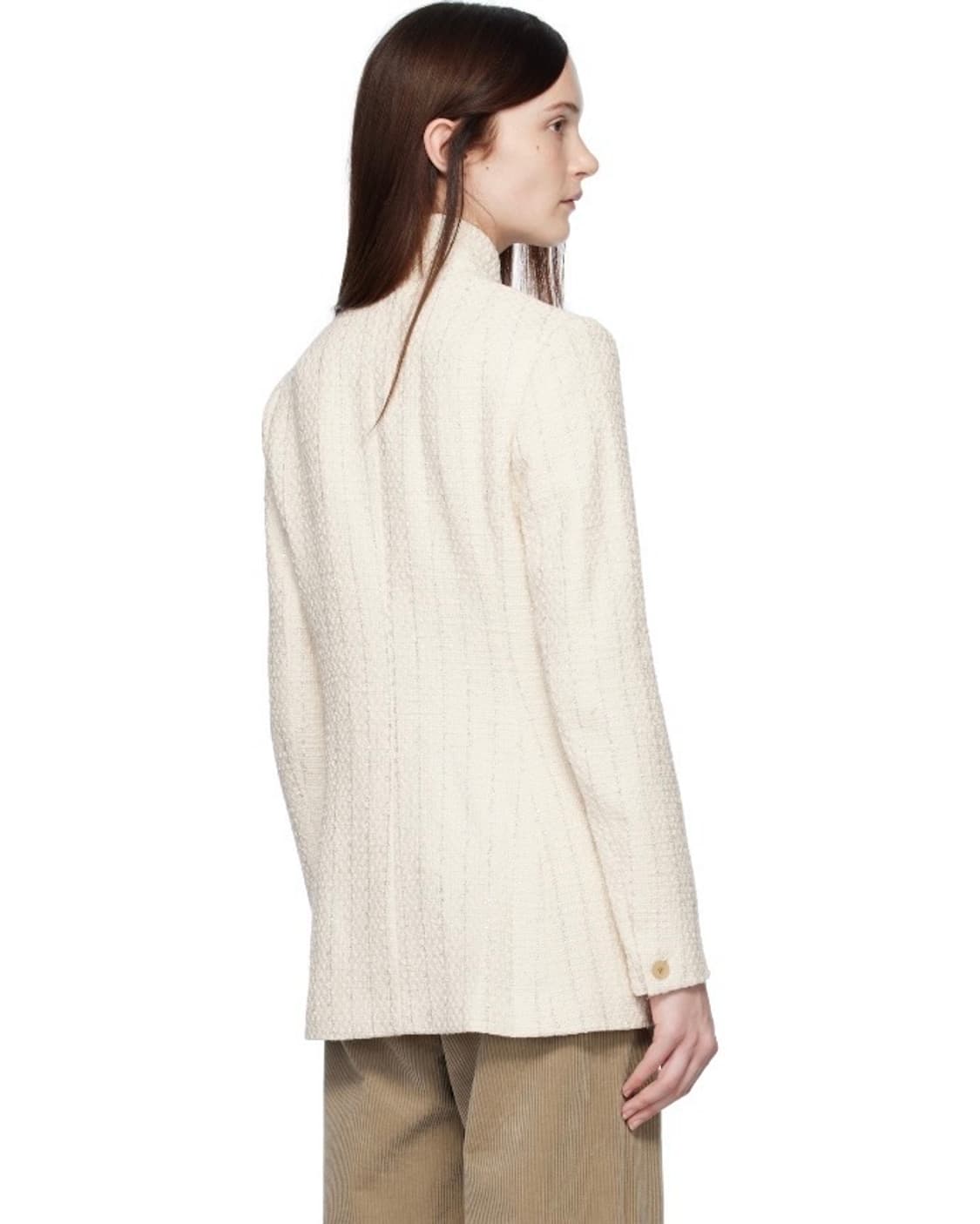 랙앤본 오프화이트 슬레이드 롱 트위드 블레이저 상품이미지3