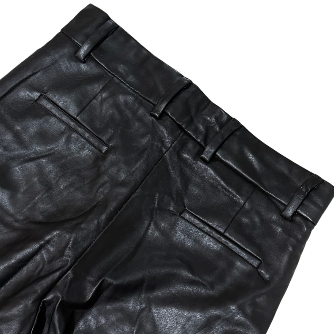 앤더슨벨 사이드슬릿 부츠컷 레더 트라우저 상품이미지6