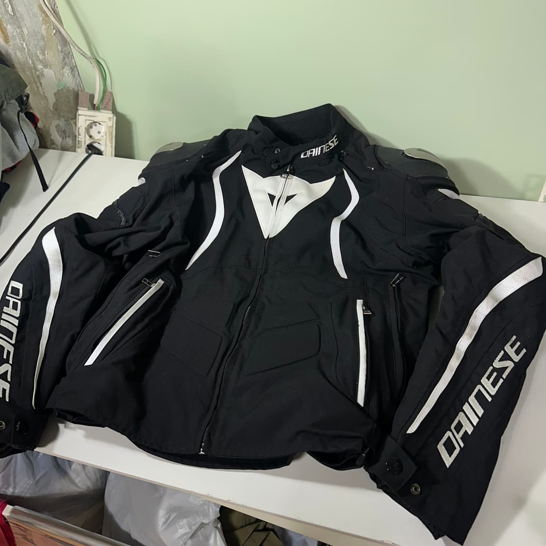 56 DAINESE 다이네즈 M 블랙 전문가용 패드보호대 바이크자켓 상품이미지1
