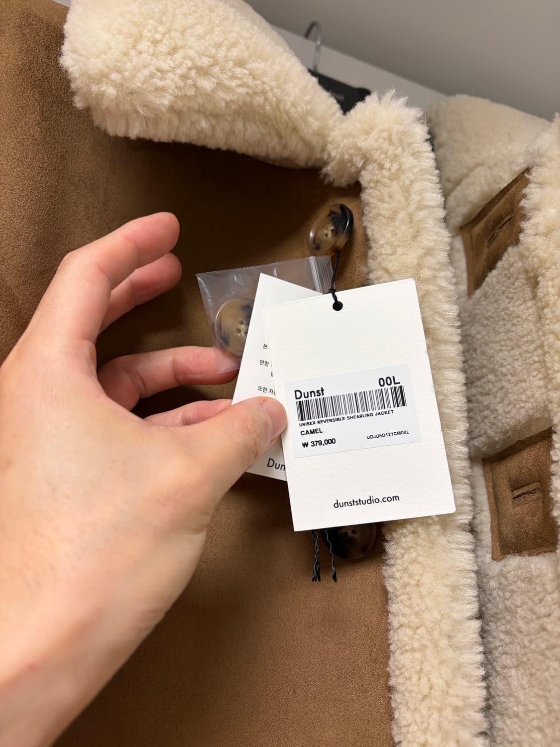 25fw 던스트 리버시블 무스탕 자켓 00L(새상품)(남녀공용) 상품이미지2