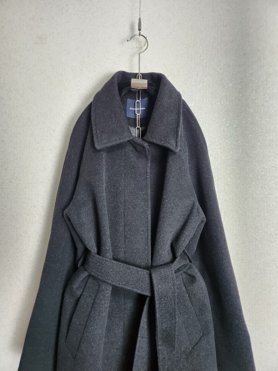 킨더살몬 울&캐시미어 싱글코트55 66 상품이미지2